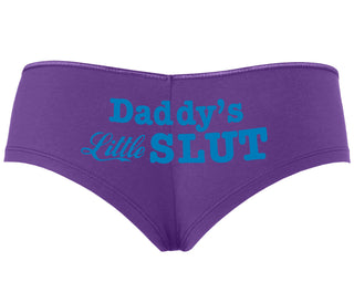 Daddys Little Slut - Purple Boyshort