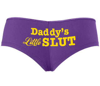Daddys Little Slut - Purple Boyshort