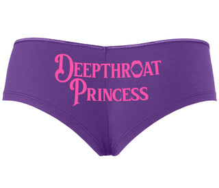 Deepthroat Princess - Deep Throat Specialist - Purple Boyshort