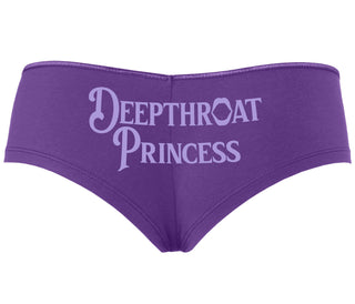 Deepthroat Princess - Deep Throat Specialist - Purple Boyshort