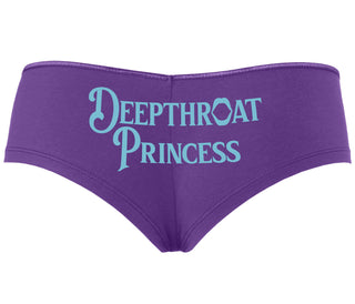 Deepthroat Princess - Deep Throat Specialist - Purple Boyshort