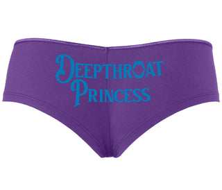 Deepthroat Princess - Deep Throat Specialist - Purple Boyshort