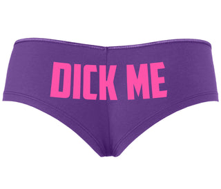 Dick Me - Purple Boyshort
