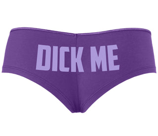 Dick Me - Purple Boyshort