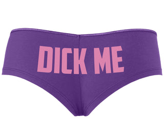 Dick Me - Purple Boyshort