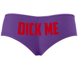 Dick Me - Purple Boyshort