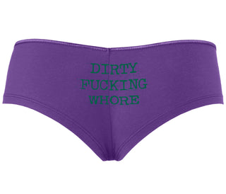 Dirty Fucking Whore - Purple Boyshort