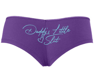 Daddy's Little Slut - Purple Boyshort