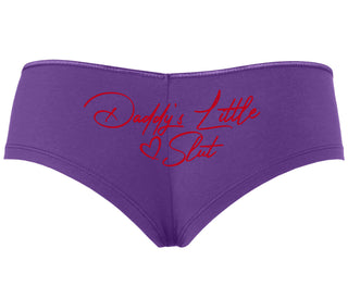 Daddy's Little Slut - Purple Boyshort