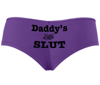 Daddy's Little Slut - Purple Boyshort