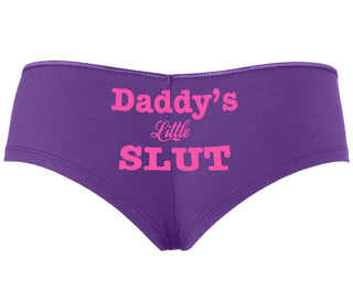 Daddy's Little Slut - Purple Boyshort