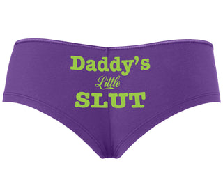 Daddy's Little Slut - Purple Boyshort