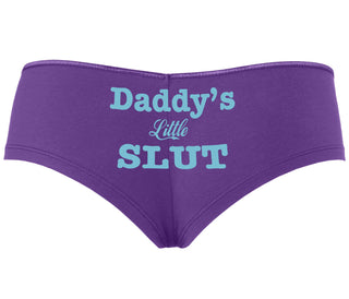 Daddy's Little Slut - Purple Boyshort