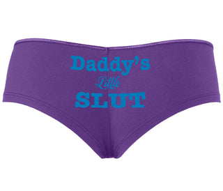 Daddy's Little Slut - Purple Boyshort