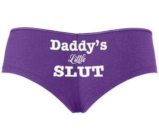 Daddy's Little Slut - Purple Boyshort