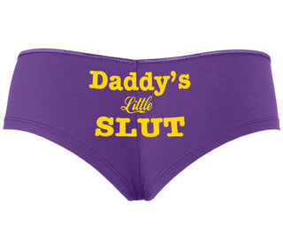 Daddy's Little Slut - Purple Boyshort