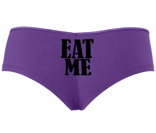 Eat Me - Purple Boyshort