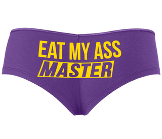 Eat My Ass Master - Purple Boyshort