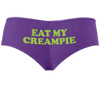 Eat My Creampie - Purple Boyshort