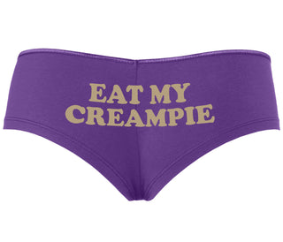 Eat My Creampie - Purple Boyshort