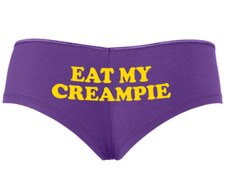 Eat My Creampie - Purple Boyshort