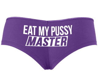 Eat My Pussy Master - Purple Boyshort