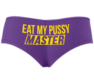 Eat My Pussy Master - Purple Boyshort