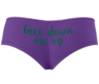 Face Down Ass Up - Purple Boyshort