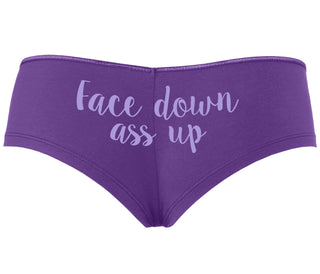 Face Down Ass Up - Purple Boyshort