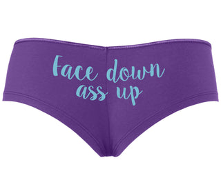 Face Down Ass Up - Purple Boyshort