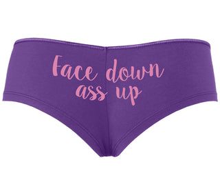 Face Down Ass Up - Purple Boyshort
