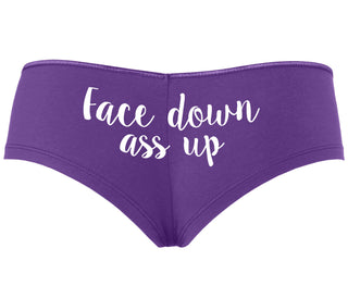 Face Down Ass Up - Purple Boyshort