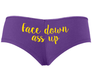 Face Down Ass Up - Purple Boyshort