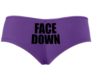 Face Down - Purple Boyshort