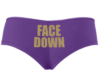 Face Down - Purple Boyshort