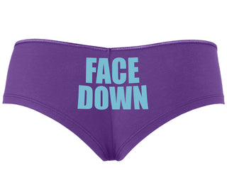 Face Down - Purple Boyshort