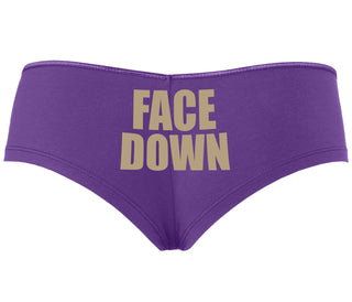 Face Down - Purple Boyshort