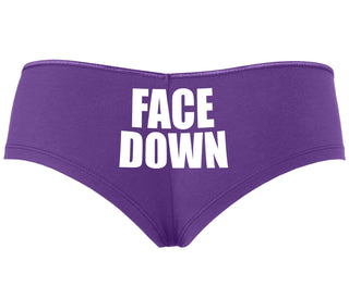 Face Down - Purple Boyshort