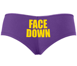Face Down - Purple Boyshort