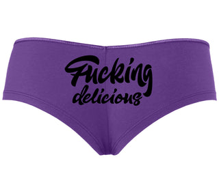 Fucking Delicious  - Purple Boyshort