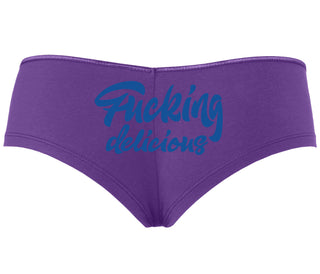 Fucking Delicious  - Purple Boyshort
