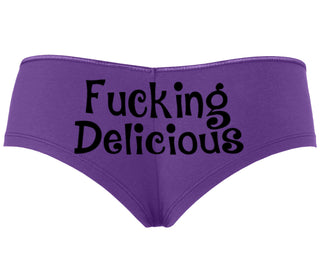 Fucking Delicious - Tasty - Purple Boyshort