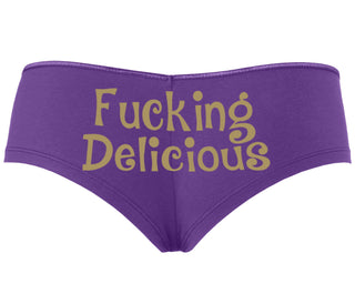 Fucking Delicious - Tasty - Purple Boyshort