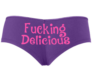 Fucking Delicious - Tasty - Purple Boyshort