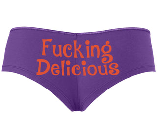 Fucking Delicious - Tasty - Purple Boyshort