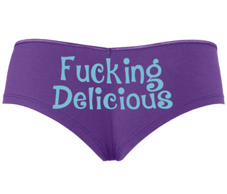 Fucking Delicious - Tasty - Purple Boyshort
