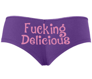 Fucking Delicious - Tasty - Purple Boyshort