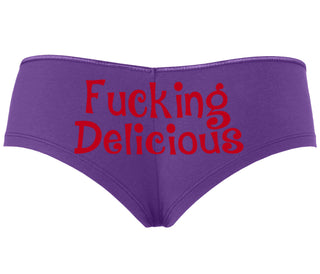 Fucking Delicious - Tasty - Purple Boyshort