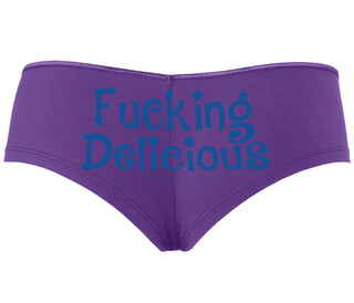 Fucking Delicious - Tasty - Purple Boyshort