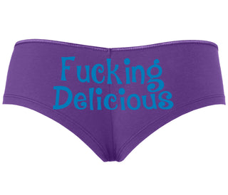 Fucking Delicious - Tasty - Purple Boyshort